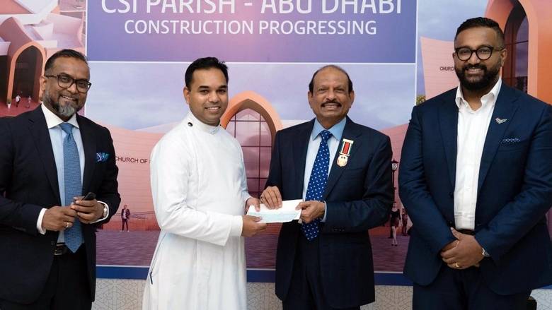 UAE: ‘சர்ச் ஆஃப் சவுத் இந்தியா’ தேவாலய கட்டிட பணிக்கு லுலு குழும தலைவர் யூசுப் அலி ஒரு கோடி ரூபாய் நன்கொடை..!!