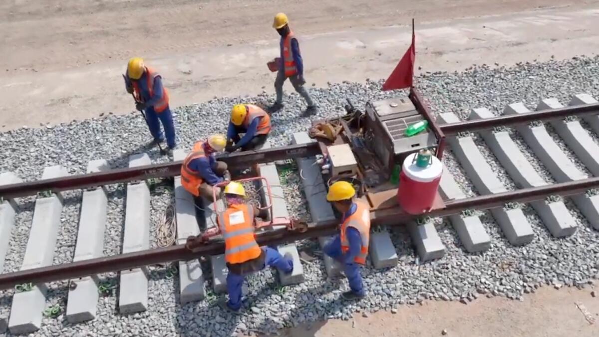வீடியோ: UAE ரயில்வே நெட்வொர்க்குடன் இணைக்கப்பட்ட ஷார்ஜா மற்றும் ராஸ் அல் கைமா..!!