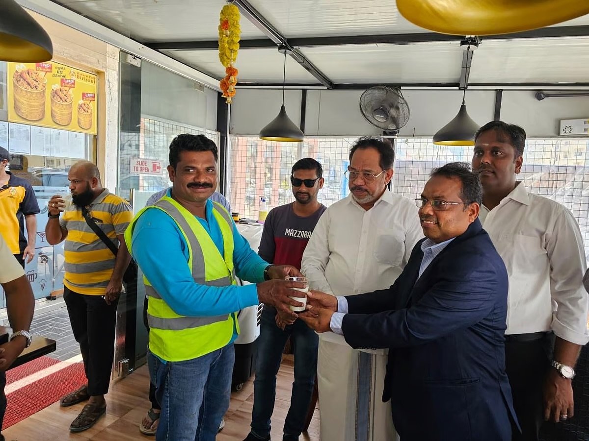 UAE: கடும் வெயிலுக்கு அனைவருக்கும் இலவச மோர் வழங்கும் தமிழ் உணவகம்..!!