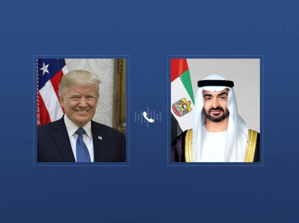 அமீரக அதிபரிடம் தொலைபேசி வாயிலாக உரையாடிய டிரம்ப்: அமீரகம் மீதான தாக்குதலுக்கு கண்டனம் தெரிவித்து அமெரிக்காவின் ஆதரவை உறுதி செய்ததாக தகவல்!!