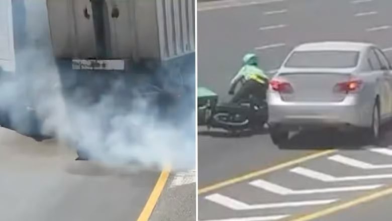 வாகன ஓட்டிகளுக்கு எச்சரிக்கை விடுத்த துபாய் காவல்துறை: திடீரெனப் பாதை மாறுவதால் ஏற்பட்ட கோர விபத்து!!